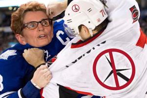 Hockey Fight Wynne