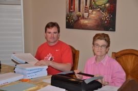  some of my document submissions and Anne Fairfield and I assembling it