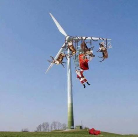 santa &amp; enercon turbine a