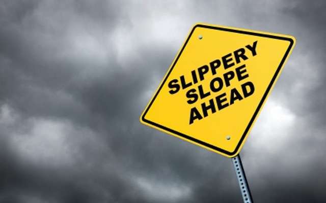 slippery slope