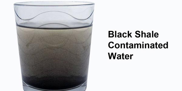 water black shale